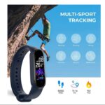 ⁦ساعة ذكية M5 احدث اصدار تعمل باللمس متوافقة مع Android و iOS – أزرق⁩ - الصورة ⁦7⁩