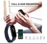 ⁦ساعة ذكية M5 احدث اصدار تعمل باللمس متوافقة مع Android و iOS – أزرق⁩ - الصورة ⁦6⁩