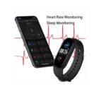 ⁦ساعة ذكية M5 احدث اصدار تعمل باللمس متوافقة مع Android و iOS – أزرق⁩ - الصورة ⁦2⁩