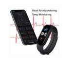 ⁦ساعة ذكية M5 احدث اصدار تعمل باللمس متوافقة مع Android و iOS – أسود⁩ - الصورة ⁦3⁩