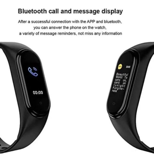 ⁦ساعة ذكية M5 تعمل باللمس متوافق مع نظامي Android و iOS – أسود⁩ - الصورة ⁦9⁩