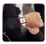 ⁦ساعة ذكية MT28  تقوم بقياس درجة حرارة الجسم ونسبة الأكسجين في الدم و قياس نبطات القلب وضغط الدم وتنبيهات المكالمات والرسائل متوافق مع نظامي Android و IOS لون أبيض⁩ - الصورة ⁦7⁩