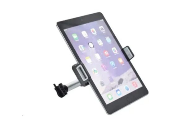 ⁦حامل للتابلت او الموبيل يثبت على ظهر الكرسي في السيارة – WX20 – رمادي⁩ - الصورة ⁦3⁩