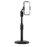 حامل مكتبي بقاعدة معدن للبث المباشر والتصوير الاحترافي قابل للتعديل مع استدارة 360 درجة مع 2 حامل للموبايل متوافق مع جميع الأجهزة – L7