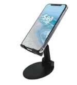 ⁦حامل مكتبي للموبايل قابل للطي متوافق مع جميع الأجهزة – B2 – أسود⁩ - الصورة ⁦6⁩