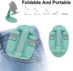 ⁦حامل مكتبي للموبايل قابل للطي متوافق مع جميع الأجهزة – B2 – تركواز⁩ - الصورة ⁦6⁩