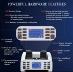 ⁦اوكا ماكينة فرز وعد النقود وكشف التزوير بالاضافة الي برنتر داخلية لطباعة تقرير النقود ( مصري – دولار – يورو ) / موديل OKA-880P⁩ - الصورة ⁦4⁩