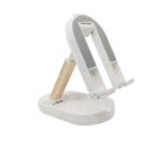 حامل مكتبي للموبايل قابل للطي متوافق مع جميع الأجهزة – FN01 – أبيض