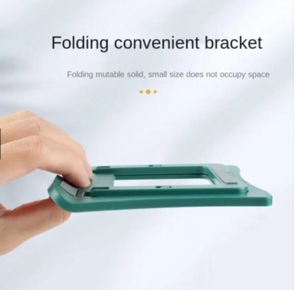 ⁦حامل مكتبي للموبايل قابل للطي متوافق مع جميع الأجهزة – K325 – أخضر⁩ - الصورة ⁦7⁩