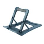 حامل مكتبي للموبايل قابل للطي متوافق مع جميع الأجهزة – K325 – أزرق