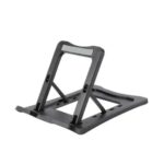 حامل مكتبي للموبايل قابل للطي متوافق مع جميع الأجهزة – K325 – أسود