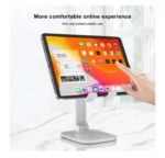 ⁦حامل مكتبي للموبايل قابل للطي متوافق مع جميع الأجهزة – MQ100 – ابيض⁩ - الصورة ⁦5⁩