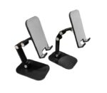 ⁦حامل مكتبي للموبايل قابل للطي متوافق مع جميع الأجهزة – MQ100 – اسود⁩ - الصورة ⁦4⁩