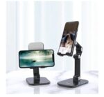 ⁦حامل مكتبي للموبايل قابل للطي متوافق مع جميع الأجهزة – MQ100 – اسود⁩ - الصورة ⁦6⁩