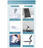 ⁦حامل مكتبي للموبايل قابل للطي متوافق مع جميع الأجهزة – UN-53 – أبيض⁩ - الصورة ⁦10⁩