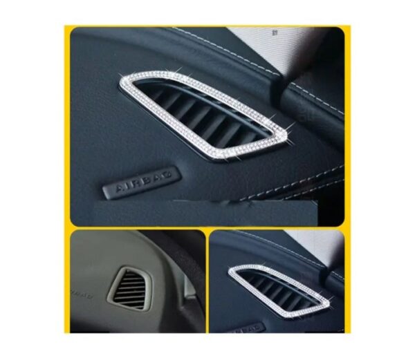 ⁦إطار فتحة تكييف لمرسيدس E 2019-2020 ( 2 قطعة )⁩ - الصورة ⁦2⁩