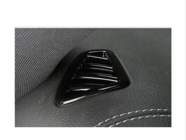 ⁦إطار فتحة تكييف لمرسيدس New E Class 2016-2019 ( 2 قطعة ) / لون اسود⁩ - الصورة ⁦2⁩