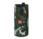 مكبر صوت T&G لاسلكي بلوتوث مضاد للماء استريو – راديو FM – منفذ كارت ميموري – USB – منفذ AUX لون جيشي