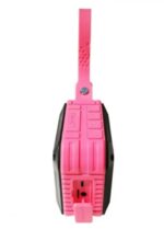 مكبر صوت لاسلكي بلوتوث مضاد للماء استريو – راديو FM – منفذ كارت ميموري – منفذ AUX لون وردي