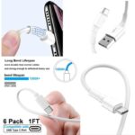 ⁦LANTU كابل USB to Type-C نقل البيانات وشاحن سريع 5A⁩ - الصورة ⁦3⁩