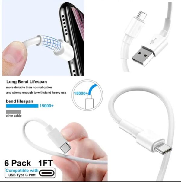 ⁦LANTU كابل USB to Type-C نقل البيانات وشاحن سريع 5A⁩ - الصورة ⁦3⁩