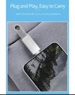 ⁦T02 محول ويوو من يو إس بي تايب C الى 2 يو اس بي متوافق مع اجهزة الماك والهواتف الذكية⁩ - الصورة ⁦7⁩