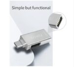 ⁦T02 محول ويوو من يو إس بي تايب C الى 2 يو اس بي متوافق مع اجهزة الماك والهواتف الذكية⁩ - الصورة ⁦3⁩