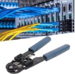 ⁦أداة تجعيد كابل مع قاطع أسلاك مدمج بها – RJ45 – 8P8C / موديل HT-210N⁩ - الصورة ⁦7⁩