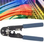 ⁦أداة تجعيد كابل مع قاطع أسلاك مدمج بها – RJ45 – 8P8C / موديل HT-210N⁩ - الصورة ⁦6⁩