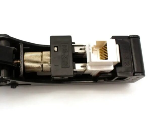 ⁦أداة تجعيد كابل مع قاطع أسلاك مدمج بها – RJ45 / موديل HS-5098⁩ - الصورة ⁦5⁩