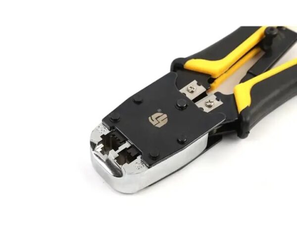 ⁦أداة تجعيد كابل مع قاطع أسلاك مدمج بها – CAT3 – CAT5 – CAT6 – RJ45 – RJ11 – RJ12 / موديل HS-500R⁩ - الصورة ⁦2⁩