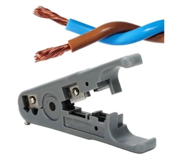 ⁦أداة تجعيد كابل مع قاطع أسلاك مدمج بها – CAT5 – CAT3 – UTC / موديل HS-S501A⁩ - الصورة ⁦2⁩