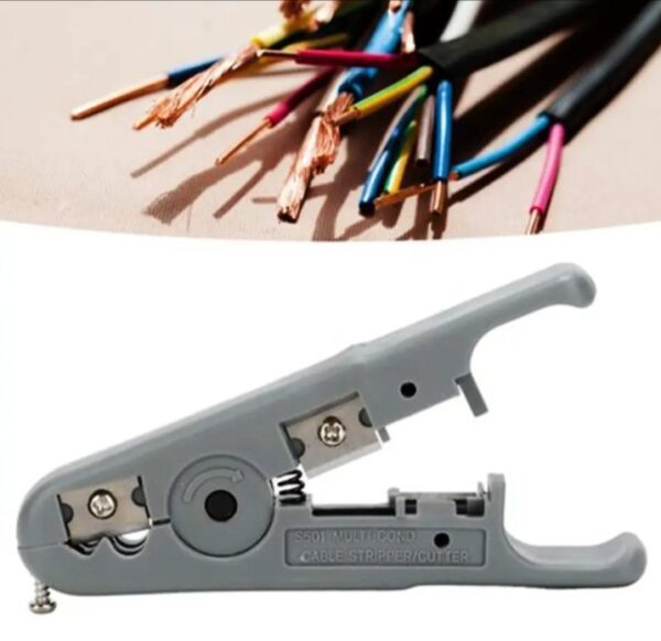 ⁦أداة تجعيد كابل مع قاطع أسلاك مدمج بها – CAT5 – CAT3 – UTC / موديل HS-S501A⁩ - الصورة ⁦5⁩
