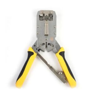 أداة تجعيد كابل مع قاطع أسلاك مدمج بها – RJ11 – RJ45 / موديل HS-2810R