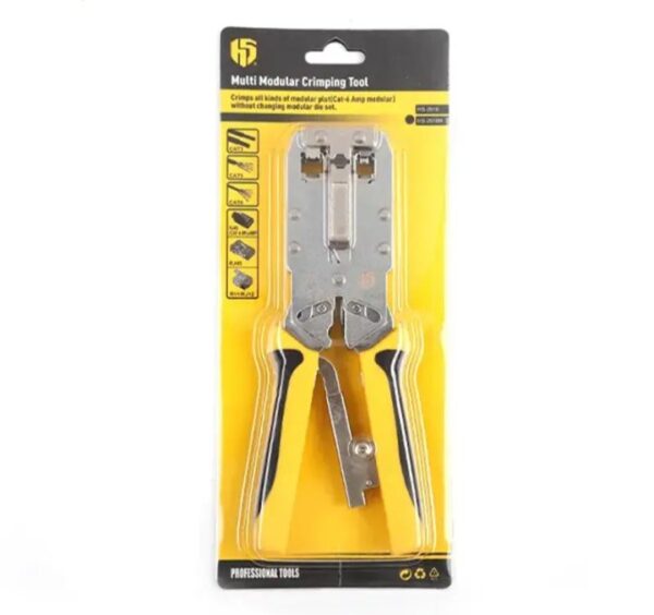 ⁦أداة تجعيد كابل مع قاطع أسلاك مدمج بها – RJ11 – RJ45 / موديل HS-2810R⁩ - الصورة ⁦2⁩