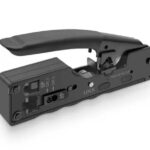 أداة تجعيد كابل مع قاطع أسلاك مدمج بها – RJ45 – CAT5 – CAT6 – CAT7 / موديلHT-7088 – لون اسود