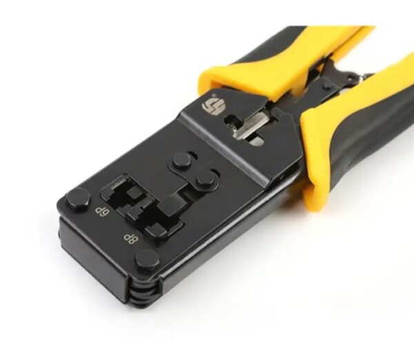 ⁦أداة تجعيد كابل مع قاطع أسلاك مدمج بها – RJ45 – RJ11- RJ12 – CAT3 – CAT5 – CAT6 / موديل HS-8086R⁩ - الصورة ⁦3⁩