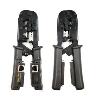 أراجة كابلات نت عدة قـص وثـني الكابلات وجهاز اختبار الكابلات في جهاز واحد CAT3 – CAT5 – CAT6 – RJ45 – RJ11 – RJ12 – RJ22 / موديل HS-N568CR