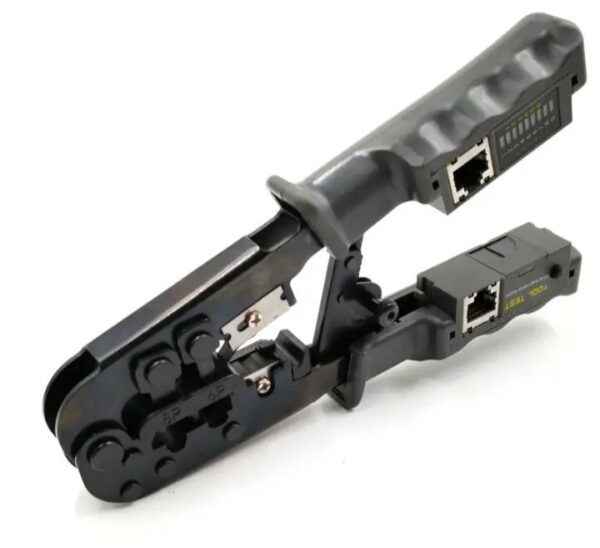 ⁦أراجة كابلات نت عدة قـص وثـني الكابلات وجهاز اختبار الكابلات في جهاز واحد CAT3 – CAT5 – CAT6 – RJ45 – RJ11 – RJ12 – RJ22 / موديل HS-N568CR⁩ - الصورة ⁦2⁩