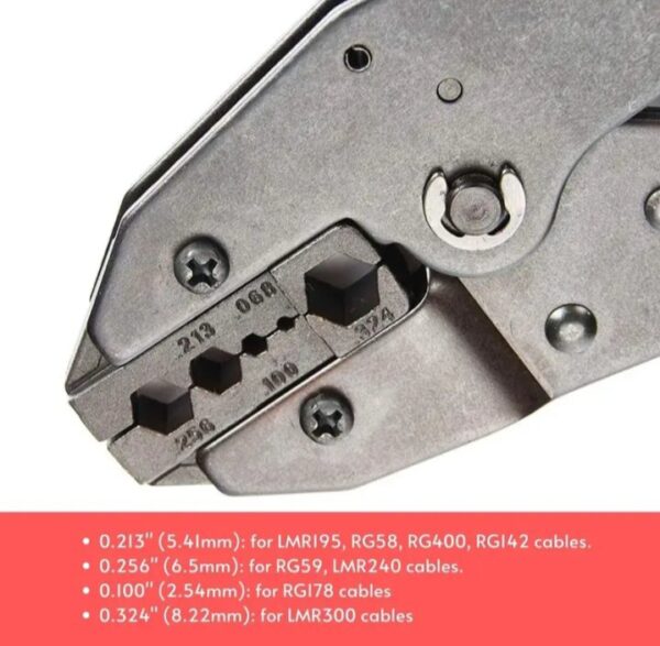 ⁦اراجة تجعيد كابل – Coax Cable – Stranded – terminal / موديل HS-236A⁩ - الصورة ⁦5⁩