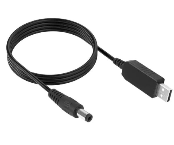 ⁦باور سبلاي USB من بوست لاين، تيار مستمر 5 فولت الى تيار مستمر 12 فولت، كابل خرج سلك طاقة 1 امبير 2 امبير عالي الجودة / للراوتر⁩ - الصورة ⁦3⁩