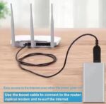 ⁦باور سبلاي USB من بوست لاين، تيار مستمر 5 فولت الى تيار مستمر 12 فولت، كابل خرج سلك طاقة 1 امبير 2 امبير عالي الجودة / للراوتر⁩ - الصورة ⁦9⁩