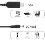 ⁦باور سبلاي USB من بوست لاين، تيار مستمر 5 فولت الى تيار مستمر 12 فولت، كابل خرج سلك طاقة 1 امبير 2 امبير عالي الجودة / للراوتر⁩ - الصورة ⁦7⁩