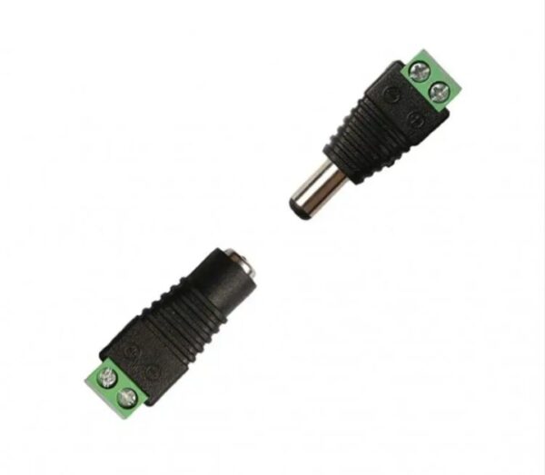 ⁦جاك طاقة تيار مستمر (5 ذكر + 5 أنثى) 12V 24V لكاميرا الأمن CCTV ، LED وغيرها⁩ - الصورة ⁦3⁩