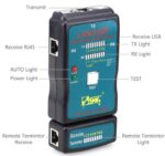 ⁦جهاز اختبار اطراف الكابلات للتاكد من سلامة التوصيلات – RX – TX – RJ11 – RJ45 – USB / موديل CT-168⁩ - الصورة ⁦8⁩