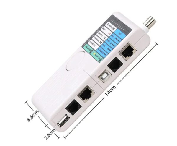 ⁦جهاز اختبار اطراف الكابلات للتاكد من سلامة التوصيلات RJ11 – RJ45 – USB – BNC / 4*1⁩ - الصورة ⁦2⁩