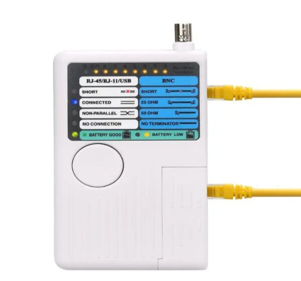 ⁦جهاز اختبار اطراف الكابلات للتاكد من سلامة التوصيلات RJ11 – RJ45 – USB – BNC / 4*1⁩ - الصورة ⁦5⁩
