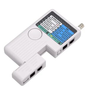 جهاز اختبار اطراف الكابلات للتاكد من سلامة التوصيلات RJ11 – RJ45 – USB – BNC / 4*1