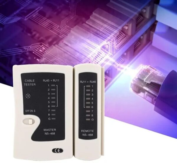 ⁦جهاز اختبار اطراف الكابلات للتاكد من سلامة التوصيلات RJ45 – RJ11 / موديل HS-468⁩ - الصورة ⁦6⁩