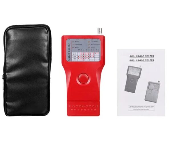 ⁦جهاز اختبار وتعقب اطراف الكابلات للتاكد من سلامة التوصيلات RJ11-RJ45 – 1394 – USB – BNC / خمسة في واحد⁩ - الصورة ⁦2⁩